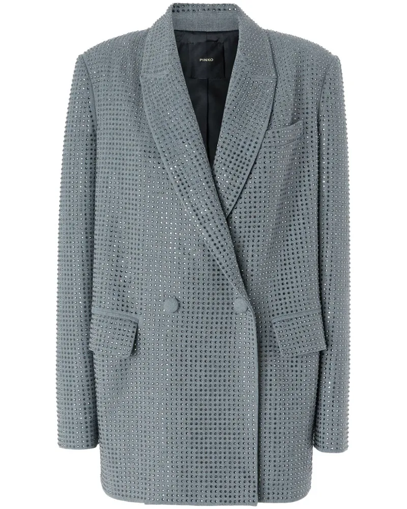 Pinko Blazer mit Strass - Grau Grau