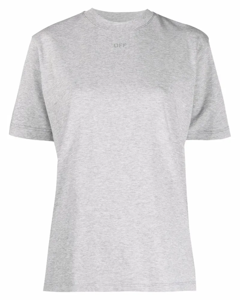 OFF-WHITE T-Shirt mit Pfeil-Print - Grau Grau