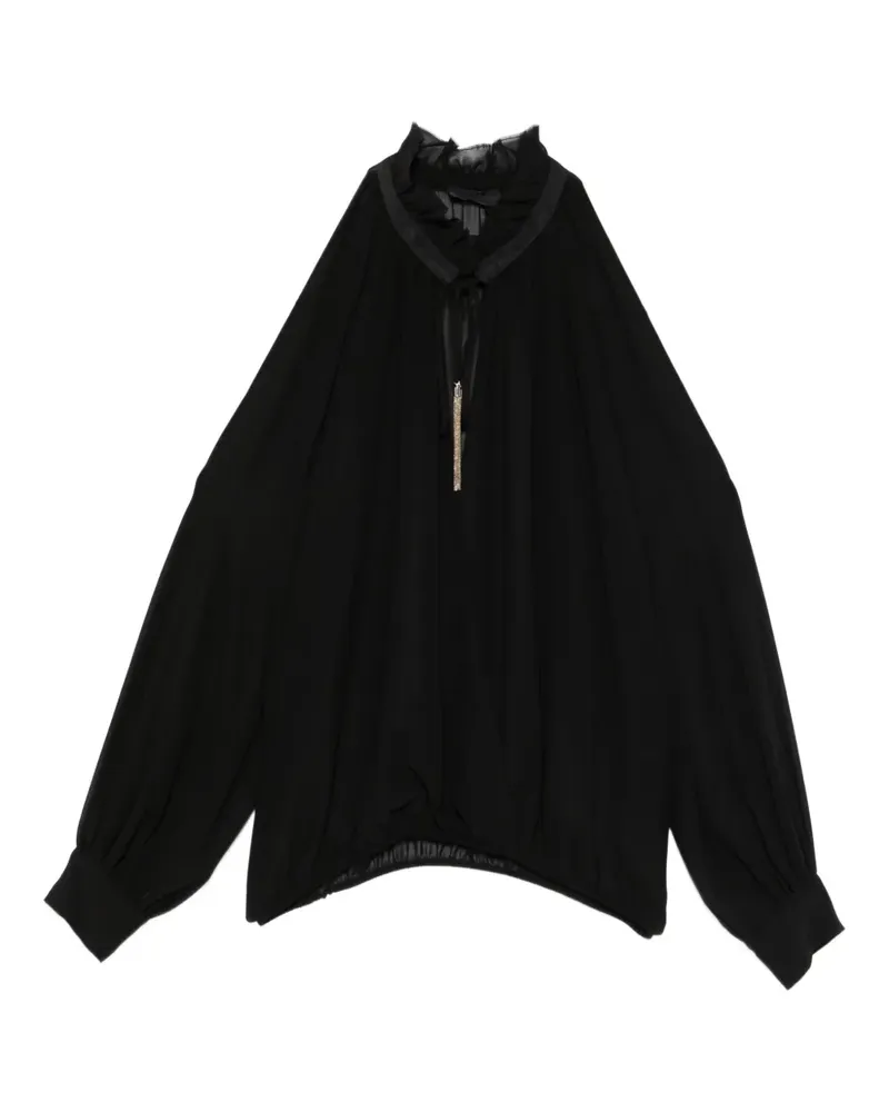 Liu Jo Bluse mit Quasten - Schwarz Schwarz