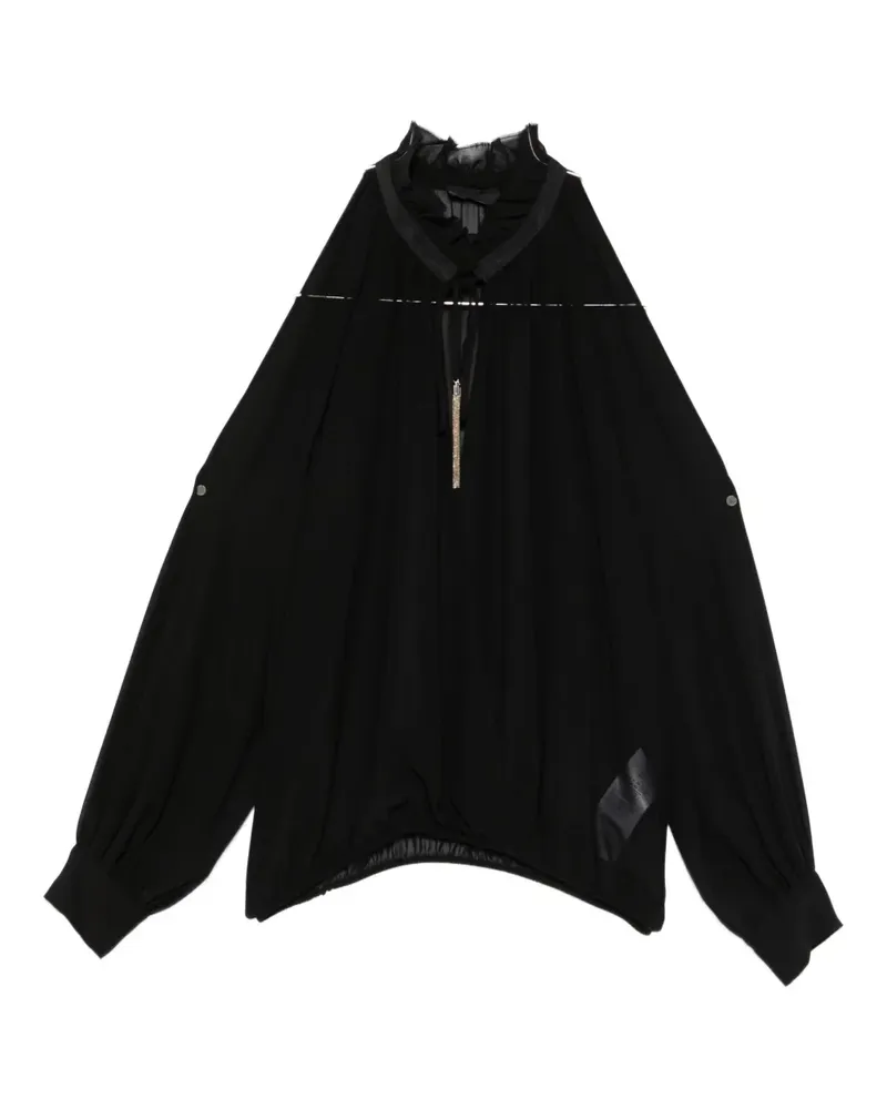 Liu Jo long sleeves tassel blouse - Schwarz Schwarz