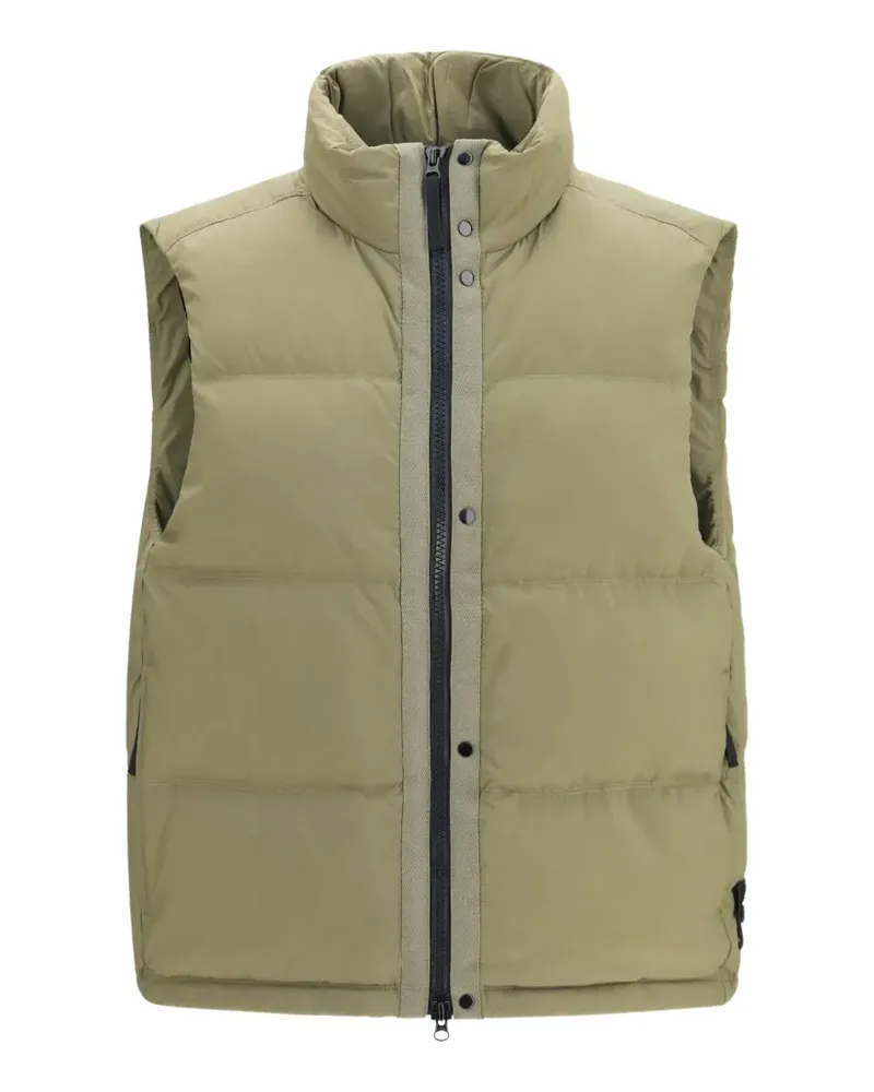 Stone Island G100004 matt ripstop CORDURA® advance fabrics vest - Grün Grün