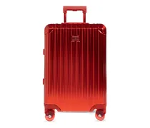 Reisetasche im Metallic-Look - Rot