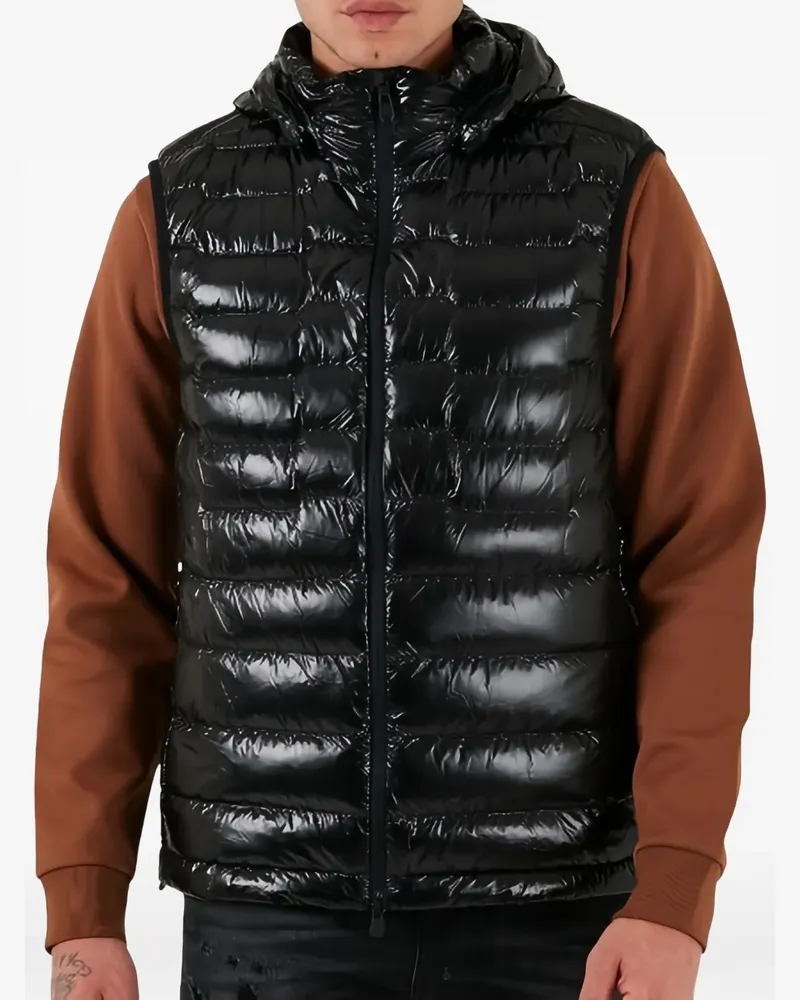 HUGO BOSS padded gilet - Schwarz Schwarz