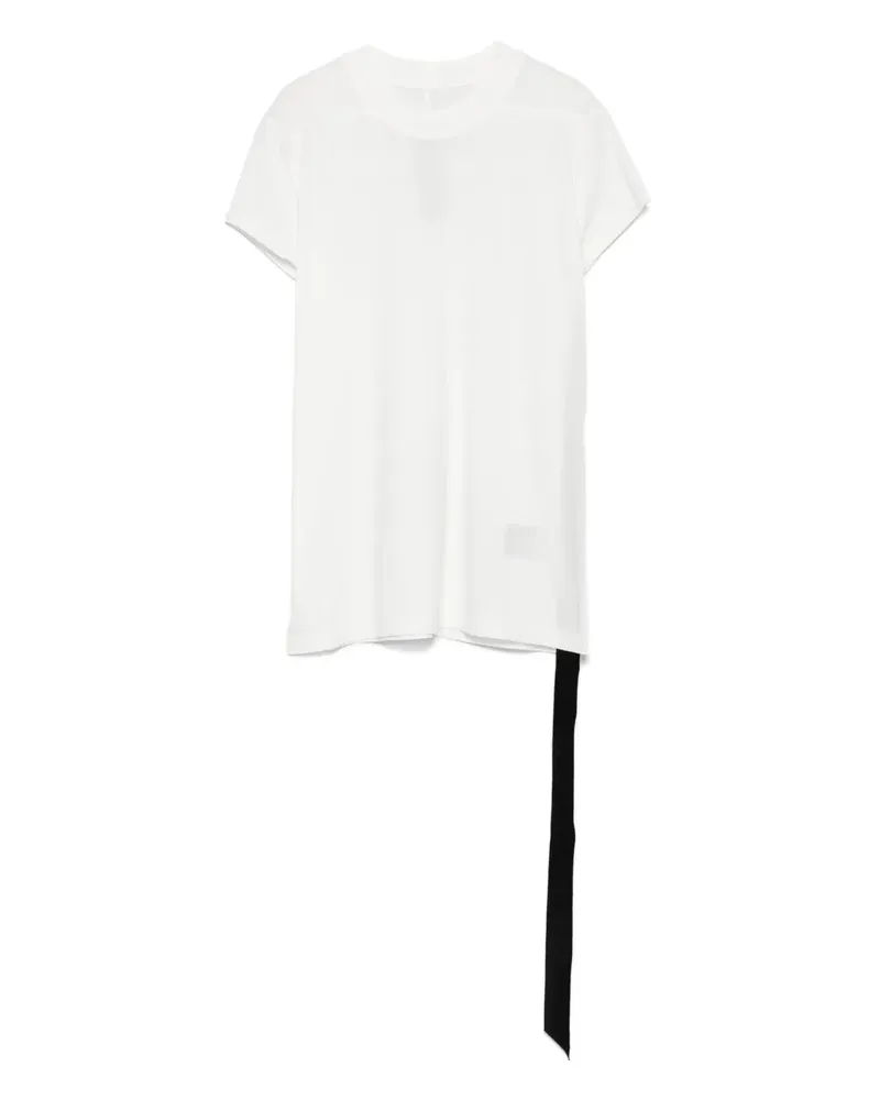 DRKSHDW by Rick Owens Kurzärmeliges Oberteil mit drapiertem Saum - Weiß Weiß