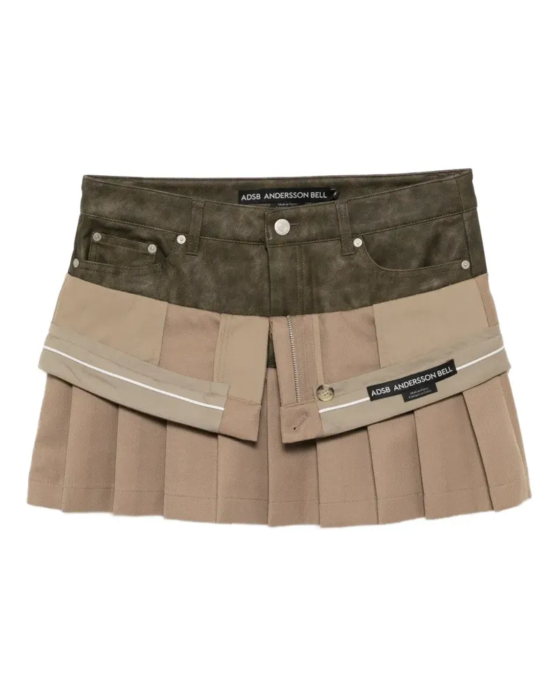 Andersson Bell patchwork skirt - Nude Nude