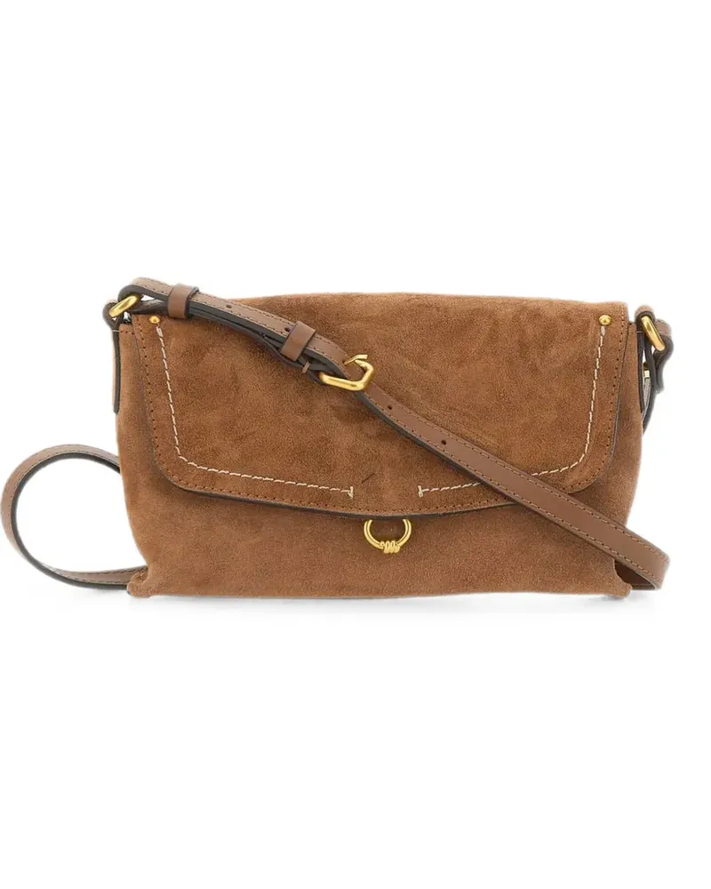 Gianni Chiarini Eugenia suede cross body bag - Braun Braun