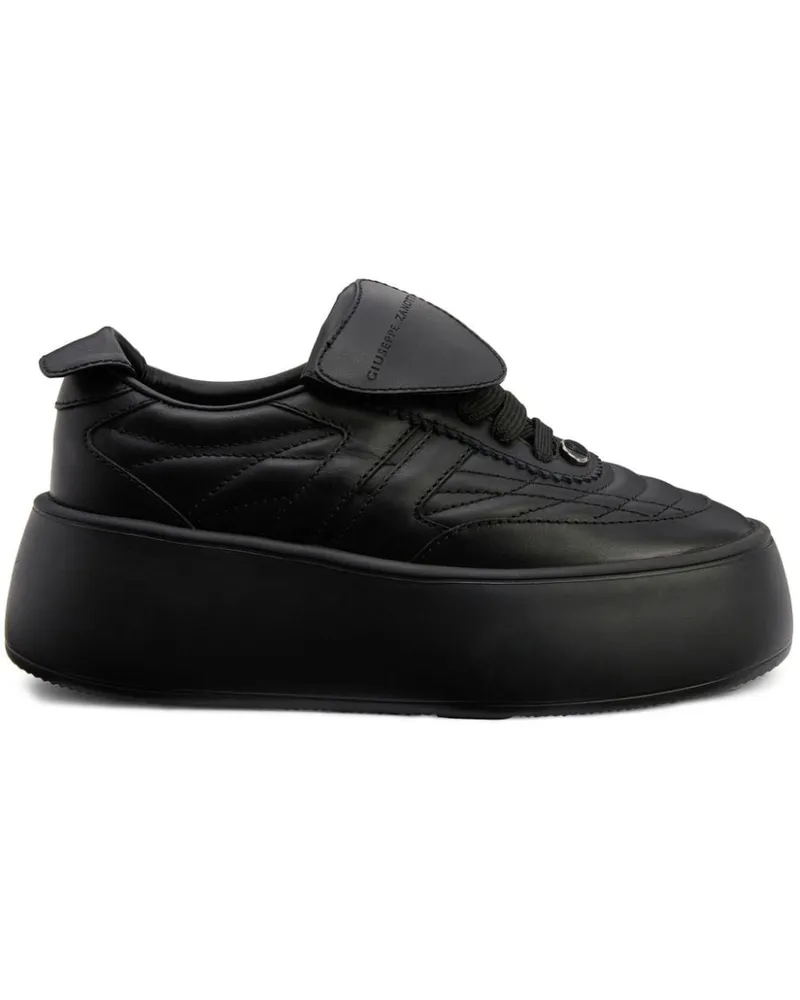 Giuseppe Zanotti GZ League Maxi Plateau-Sneakers - Schwarz Schwarz