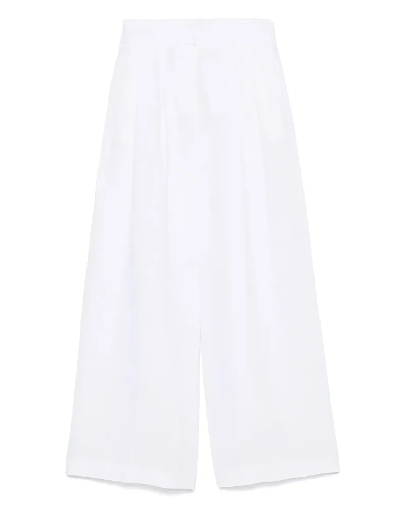 Peserico Hose aus Leinen - Weiß Weiß