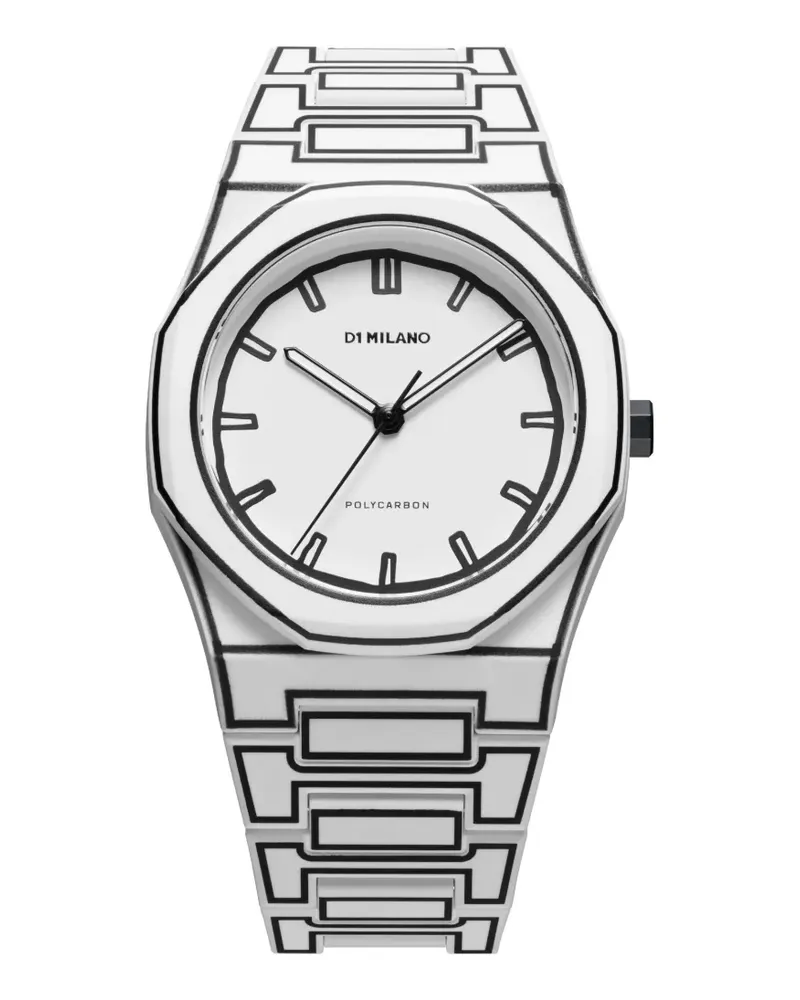 D1 Milano Polycarbon 40,5mm - Weiß Weiß