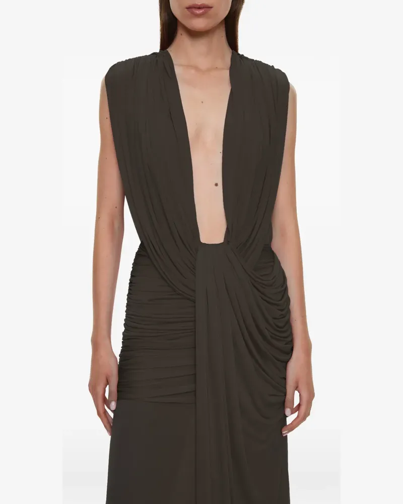 Christopher Esber draped maxi dress - Braun Braun