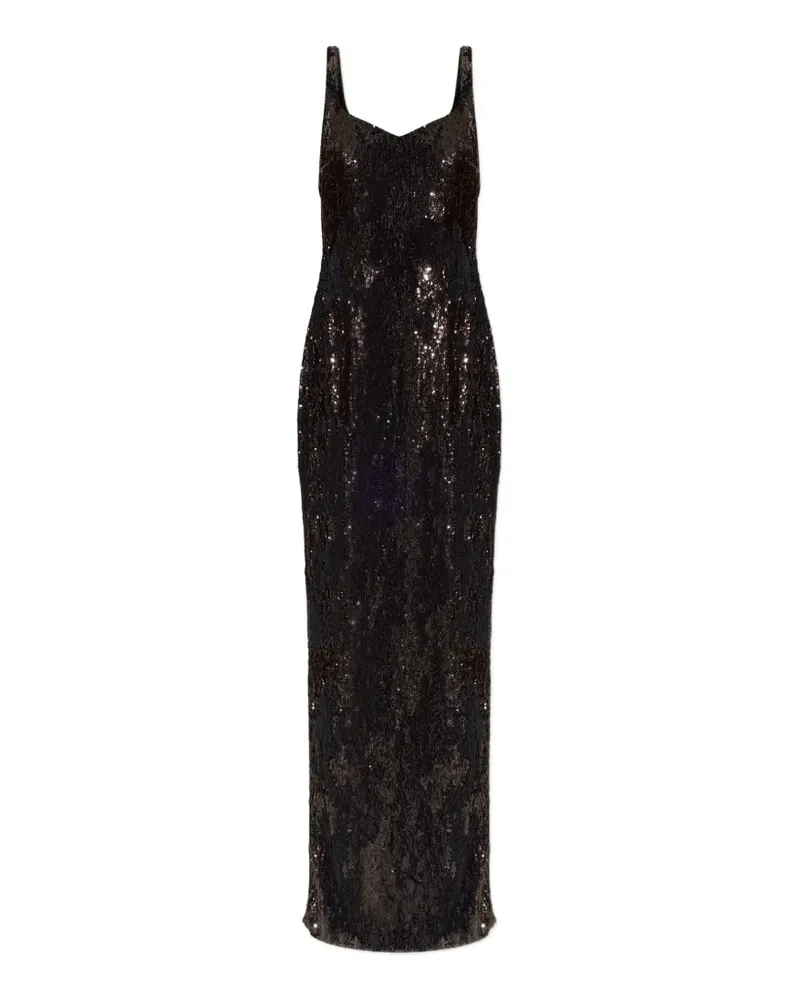Balmain sequin-embellished maxi dress - Braun Braun
