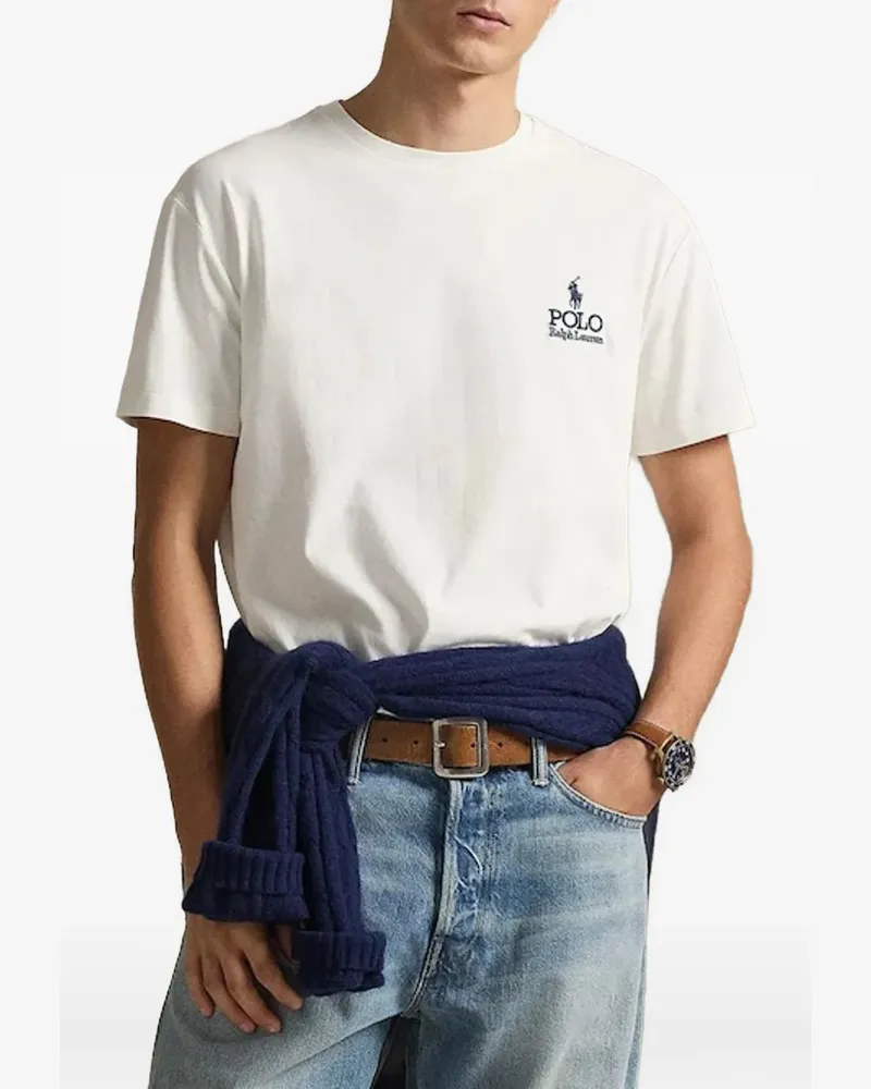 Ralph Lauren T-Shirt mit Logo - Weiß Weiß