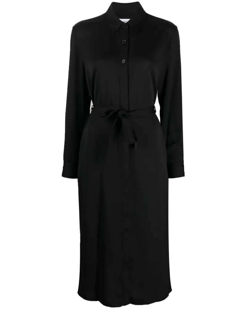 Calvin Klein Hemdkleid aus recyceltem Material - Schwarz Schwarz