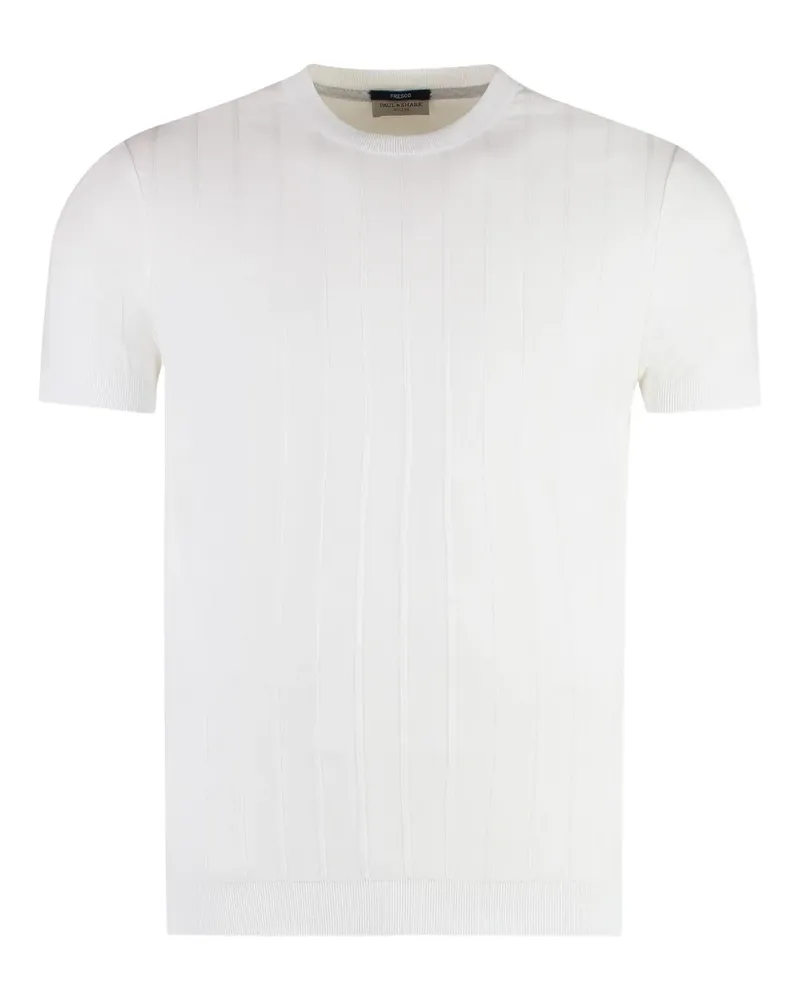 Paul & Shark Geripptes T-Shirt - Weiß Weiß