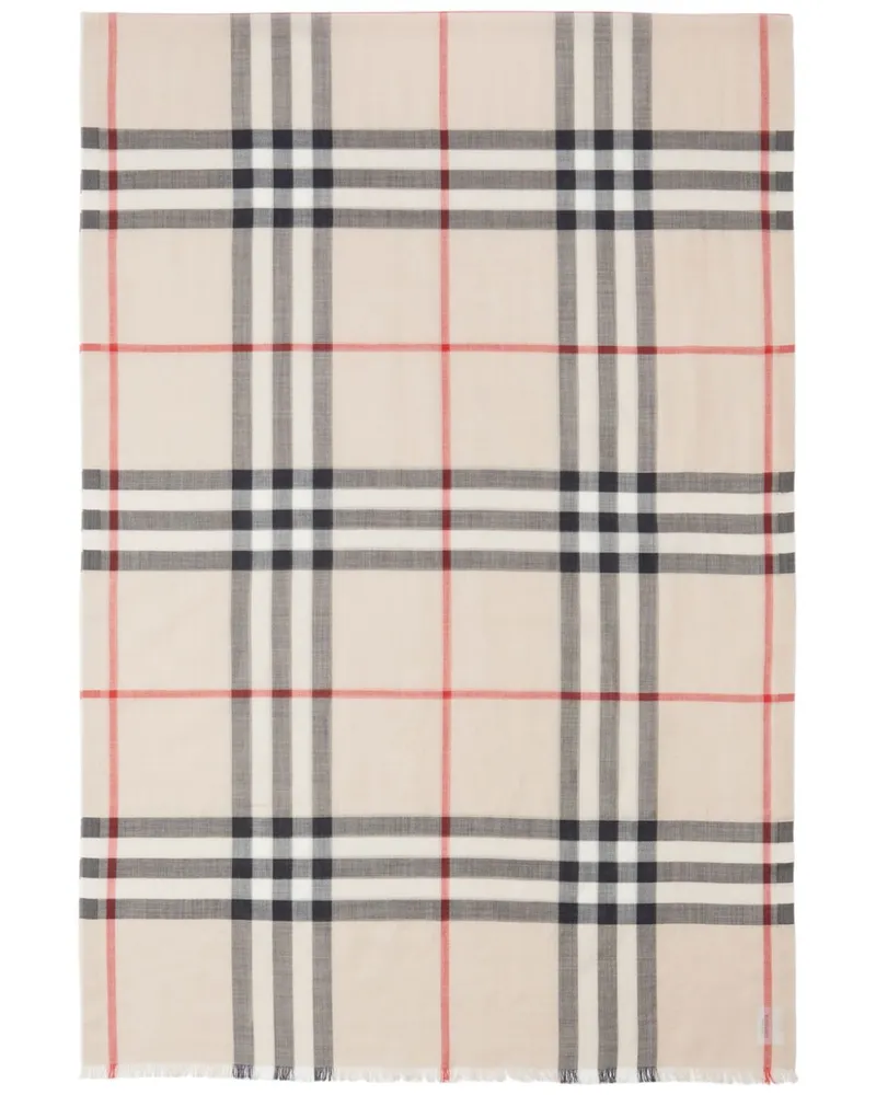 Burberry Schal mit Vintage-Check - Nude Nude