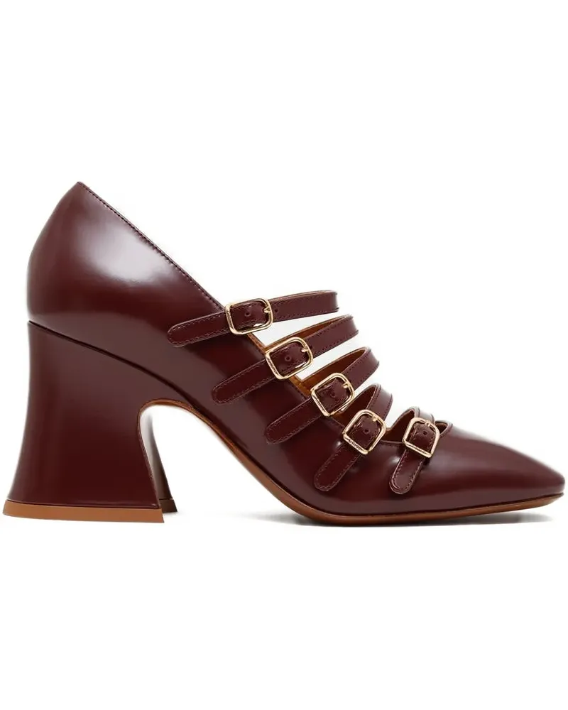 Chloé Janis Pumps mit Schnallenriemen 80mm - Rot Rot