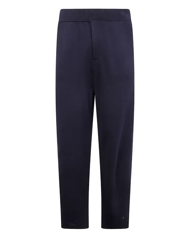 Emporio Armani Hose mit elastischem Bund - Blau Blau