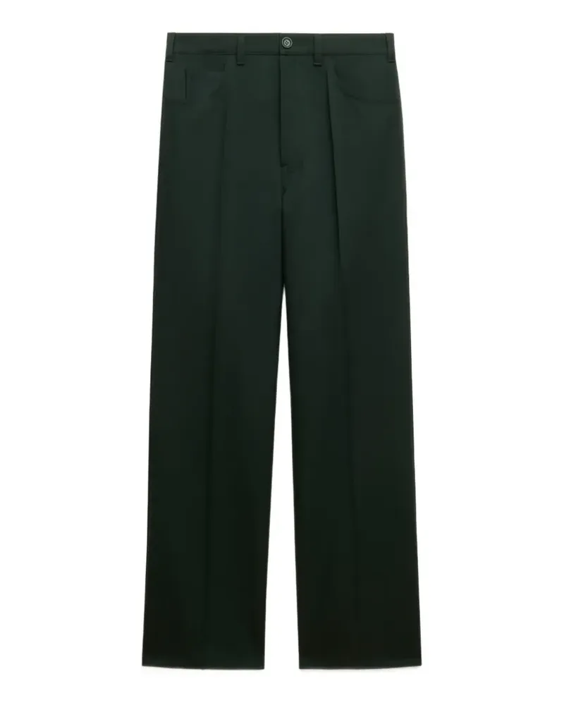Marni Gerade Hose mit Bügelfalten - Grün Grün
