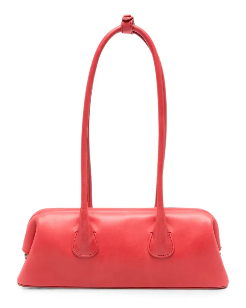 OSOI mini Boat leather tote bag - Rot Rot