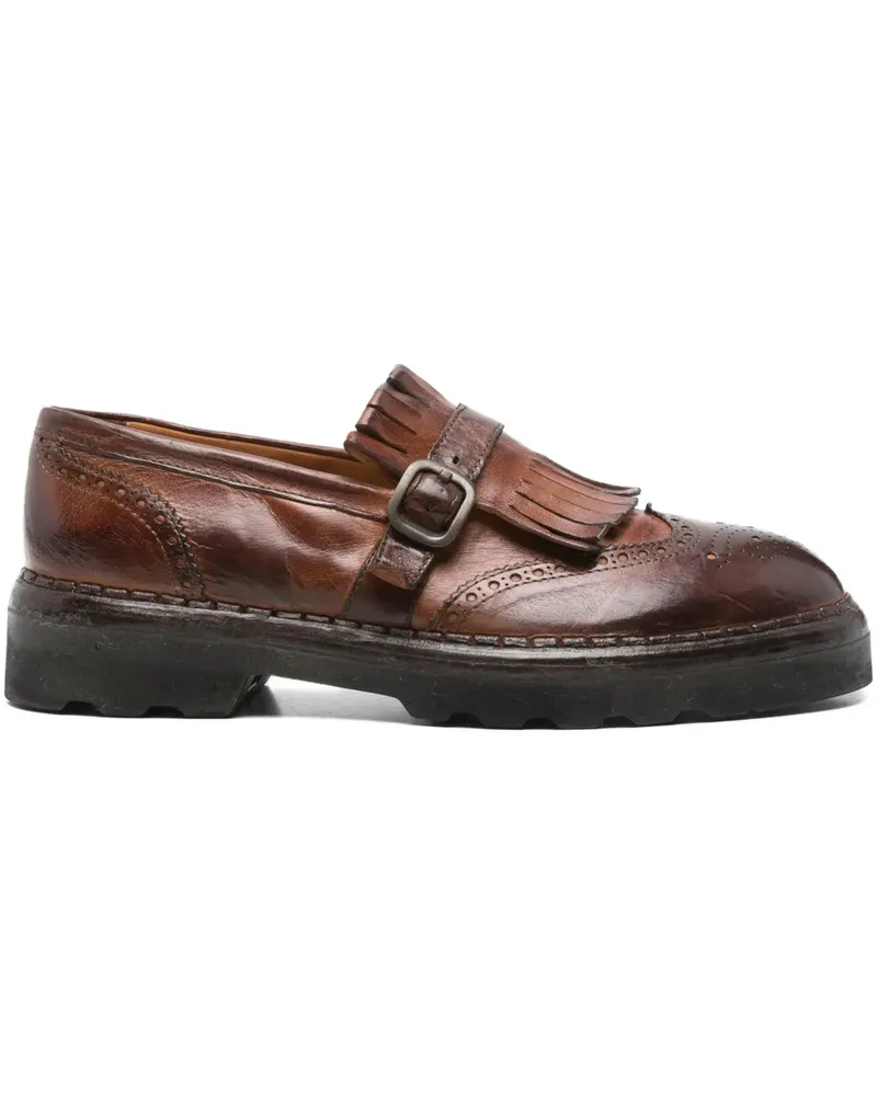 Eleventy Monk-Schuhe mit Quastenschnalle - Braun Braun