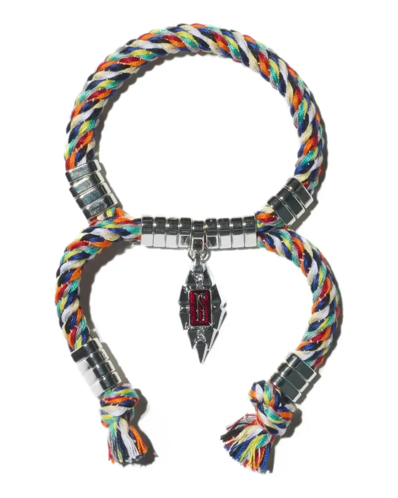 KIKO KOSTADINOV charm-embellished rope bracelet - Silber Silber