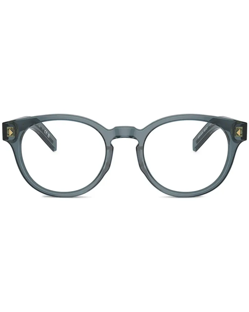 Prada PR A14V Transparent Ocean Brille - Blau Blau