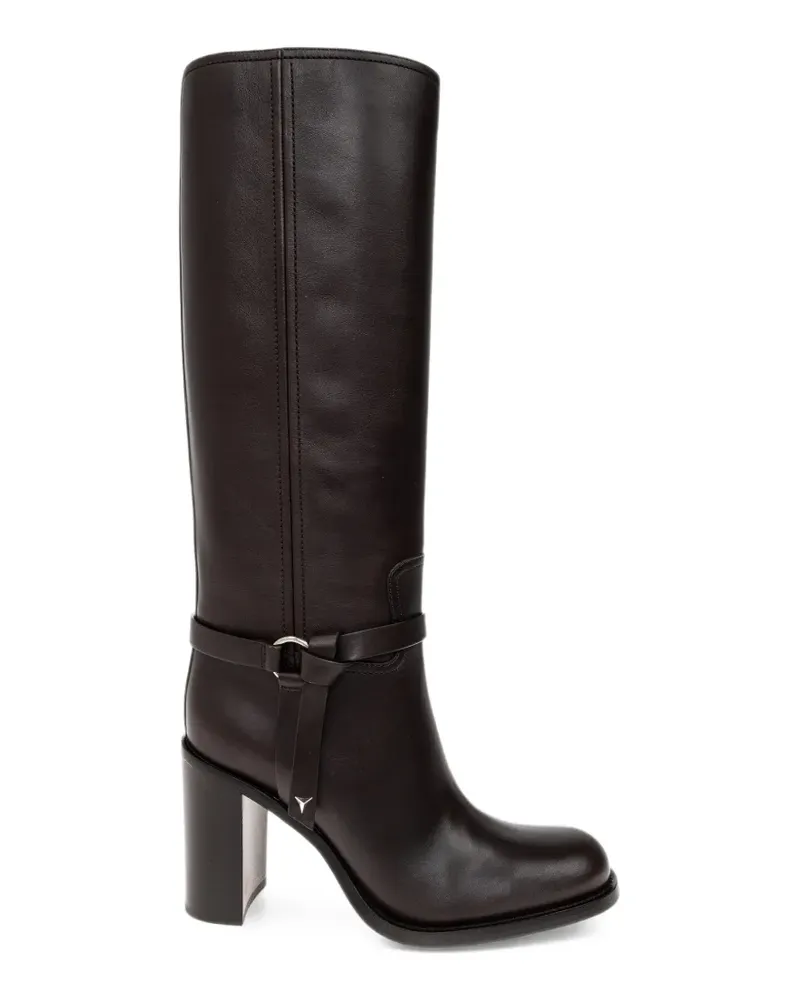 Fendi Dressage Stiefel aus Leder - Braun Braun