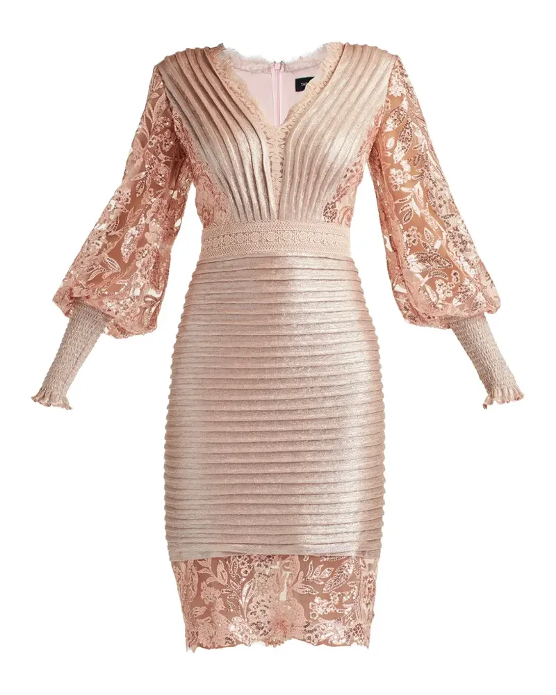 Tadashi Shoji Lovell lace bishop sleeve dress - Rosa Rosa
