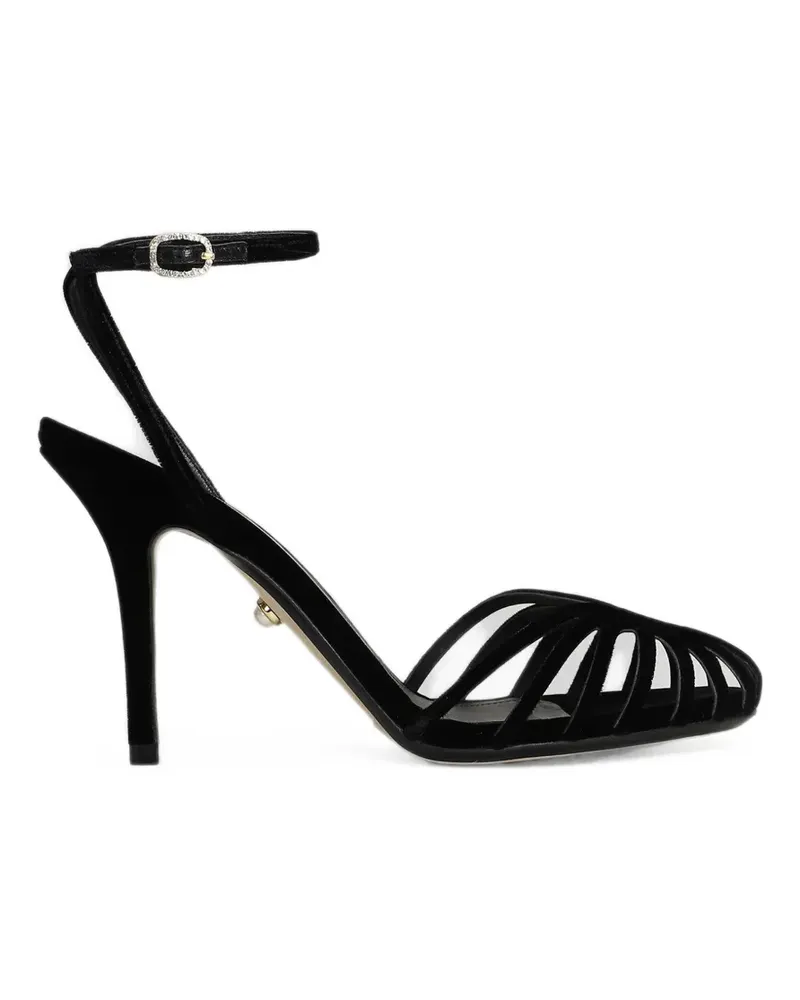 Alevì Blake cage-strap stiletto sandals - Schwarz Schwarz