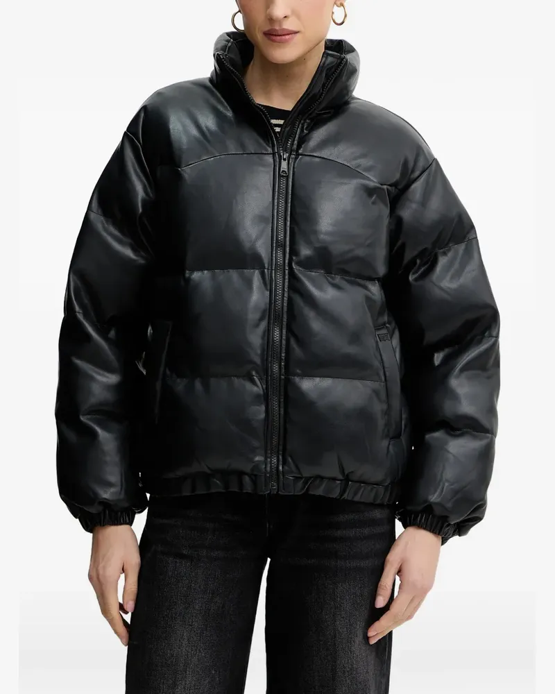 Levi's Noe Western zip-up puffer jacket - Schwarz Schwarz