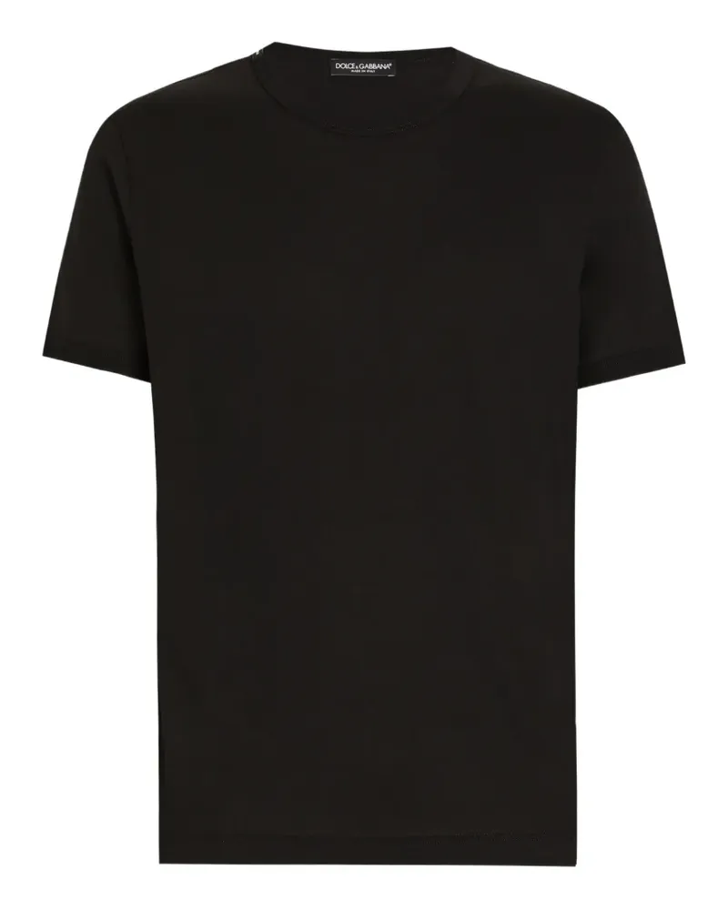 Dolce & Gabbana T-shirt in cotton - Schwarz Schwarz