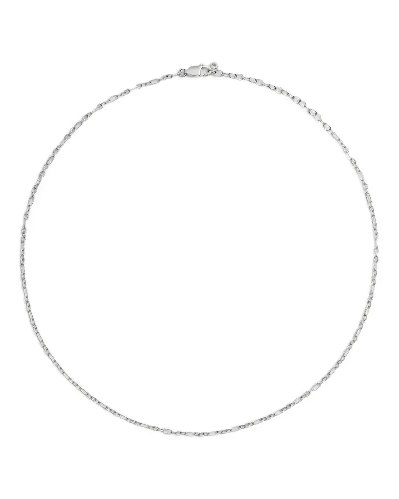 Monica Vinader Texturierte Halskette - Silber Silber