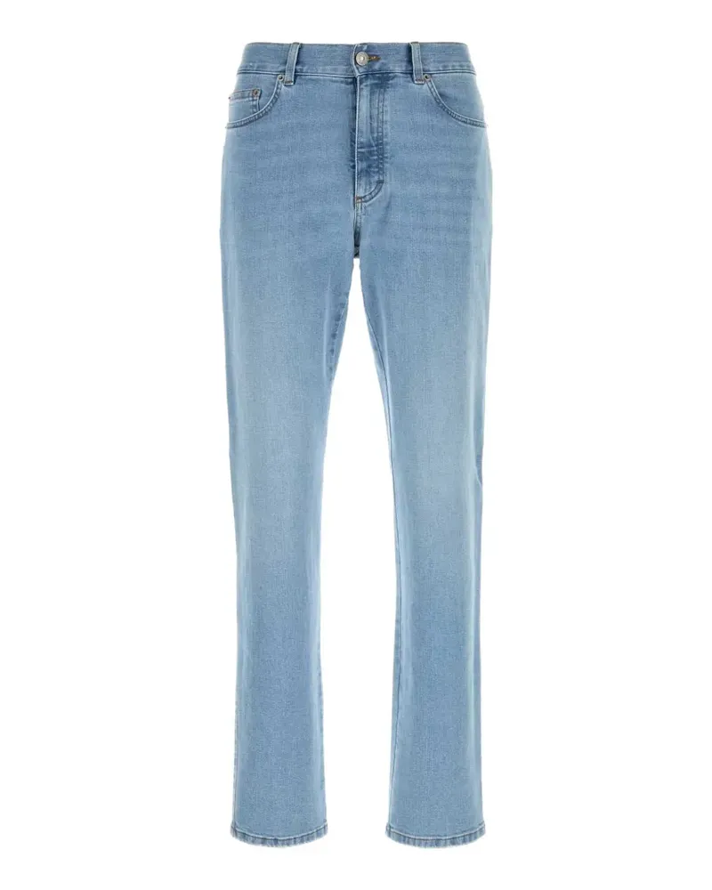 Ermenegildo Zegna five-pockets straight-leg jeans - Blau Blau