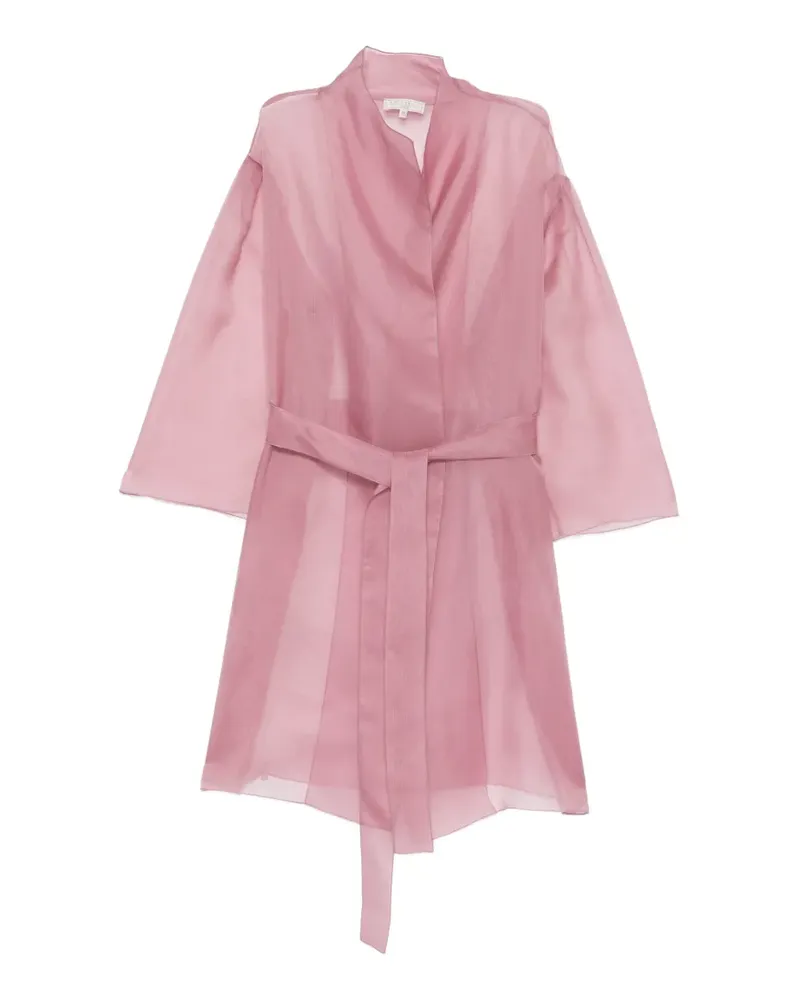 Antonelli Firenze sheer wrap dress - Rosa Rosa