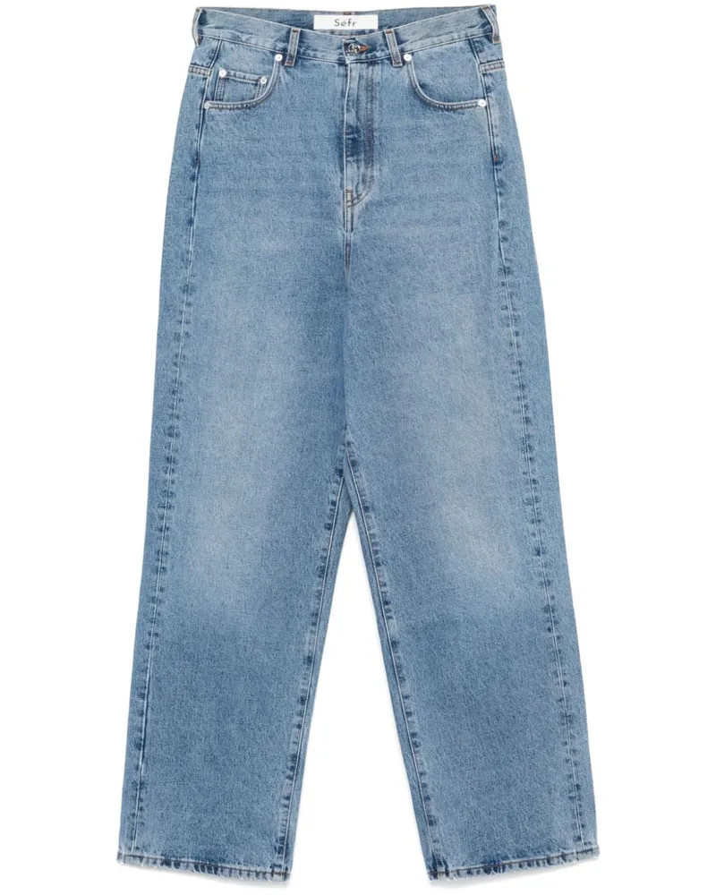 Séfr Disco Cut Jeans - Blau Blau