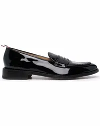 Thom Browne Penny-Loafer mit RWB-Lasche Schwarz