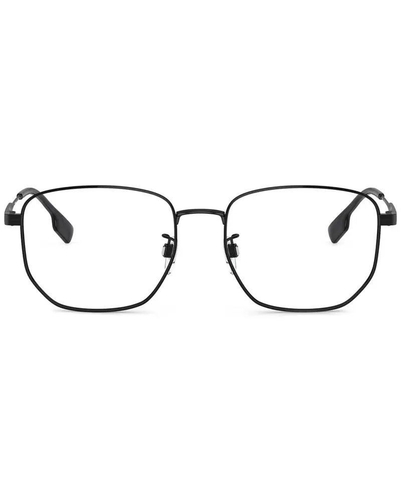 Burberry Brille mit eckigem Gestell - Schwarz Schwarz
