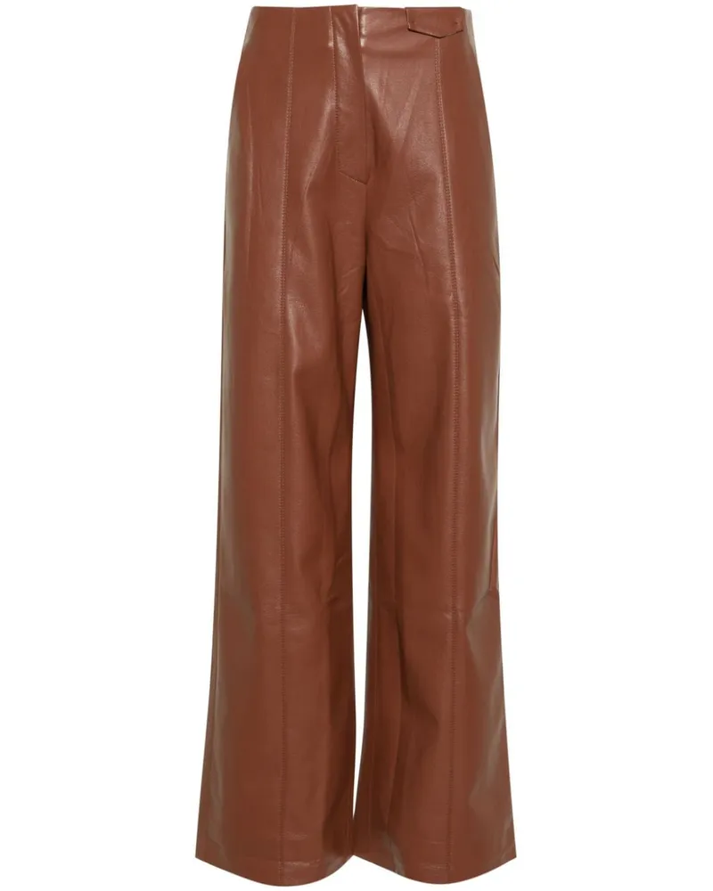 Nanushka Namas Hose mit weitem Bein - Braun Braun