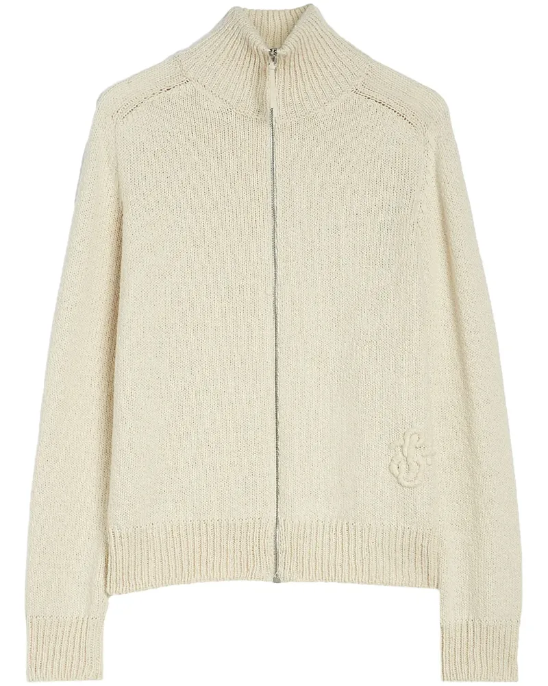 Jil Sander Cardigan mit Reißverschluss - Nude Nude