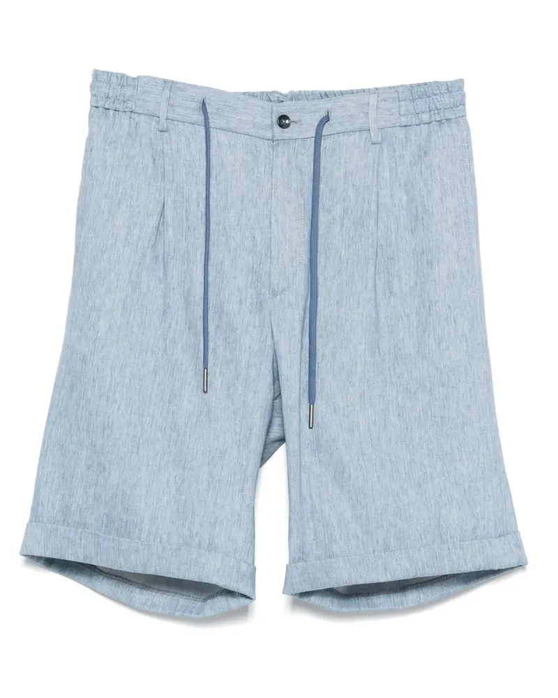 Tagliatore Shorts mit Faltendetail - Blau Blau