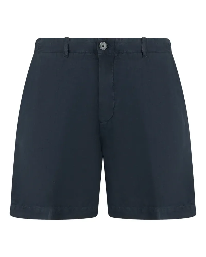 120% Lino Shorts mit Taschen - Blau Blau