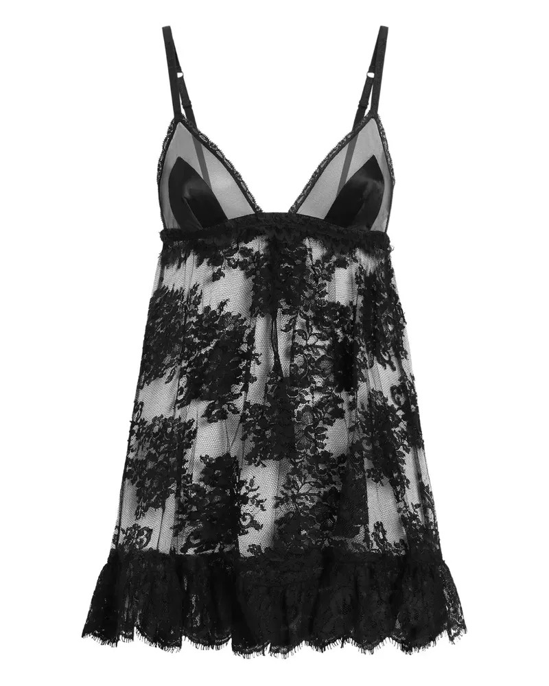 Dolce & Gabbana Camisole-Top aus Spitze - Schwarz Schwarz
