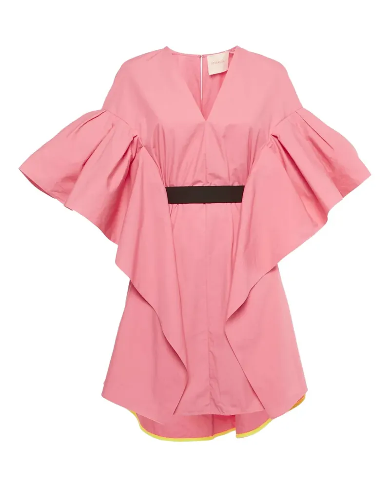 Roksanda Ilincic ruffled mini dress - Rosa Rosa