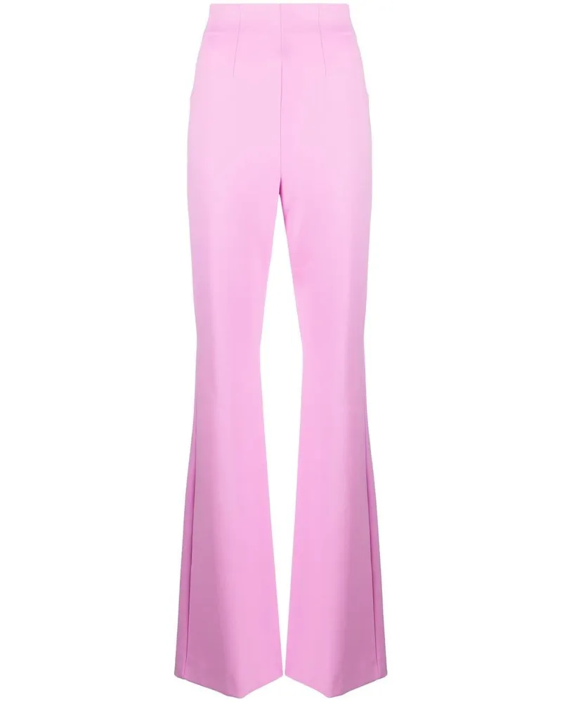 SPORTMAX Ausgestellte Hose mit Abnähern - Rosa Rosa