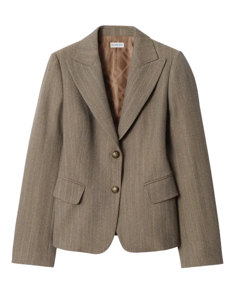 Burberry Gestreiftes Sakko - Braun Braun