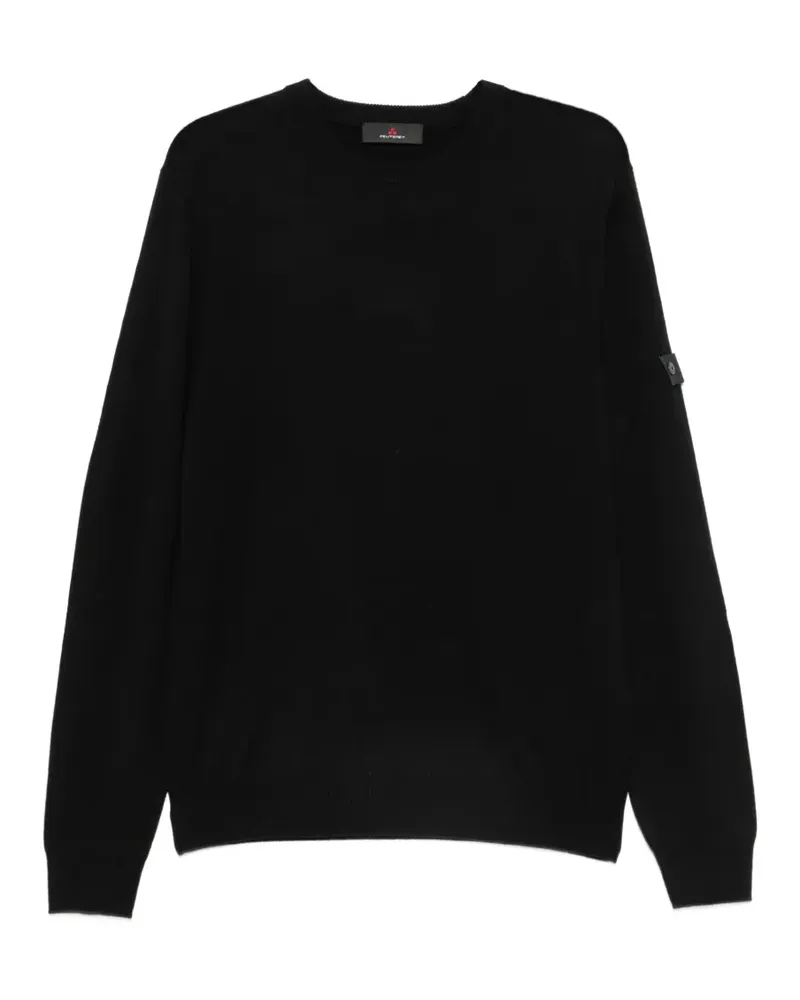 Peuterey New Marlon Pullover mit Logo-Patch - Schwarz Schwarz