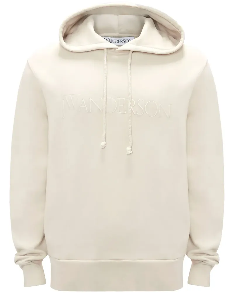 J.W.Anderson Hoodie mit Logo-Stickerei - Nude Nude