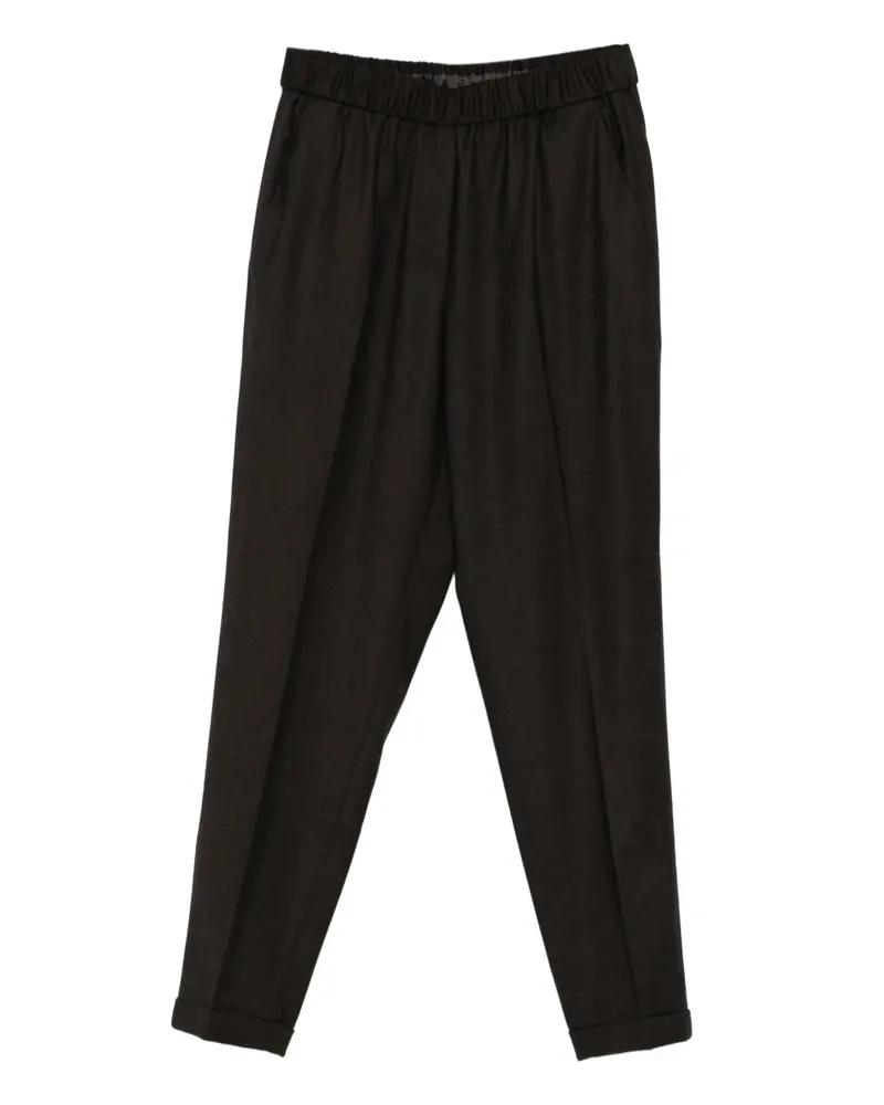 Antonelli Firenze Hose mit elastischem Bund - Braun Braun
