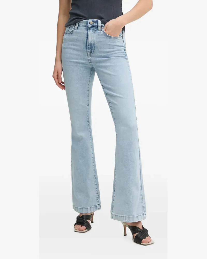 DKNY Ausgeblichene Schlagjeans - Blau Blau