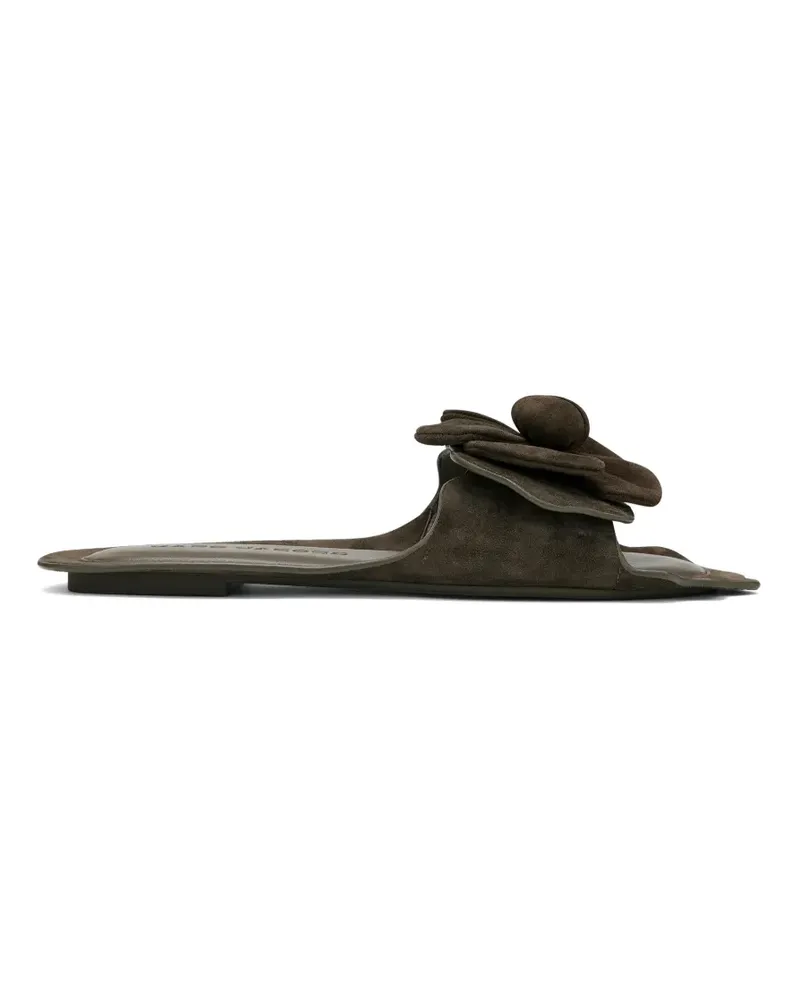 Marc Jacobs Daisy Sandalen aus Wildleder - Grün Grün